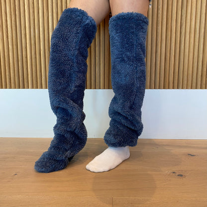 Fuzzy Legs Sock Slippers